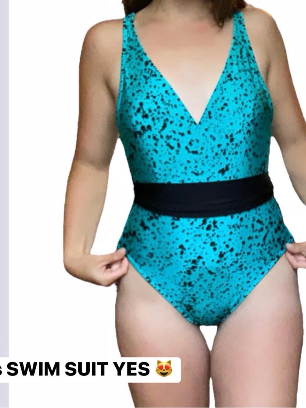 Vintage 80s Swimsuit One Piece bathing suit